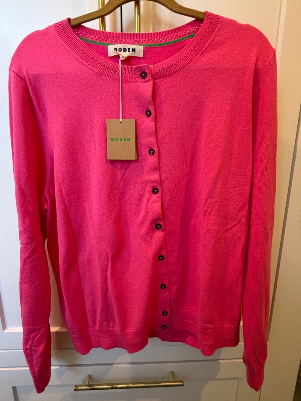 Boden pink cardigan (XL)